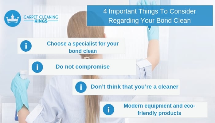 4 Important Things To Consider Regarding Your Bond Clean