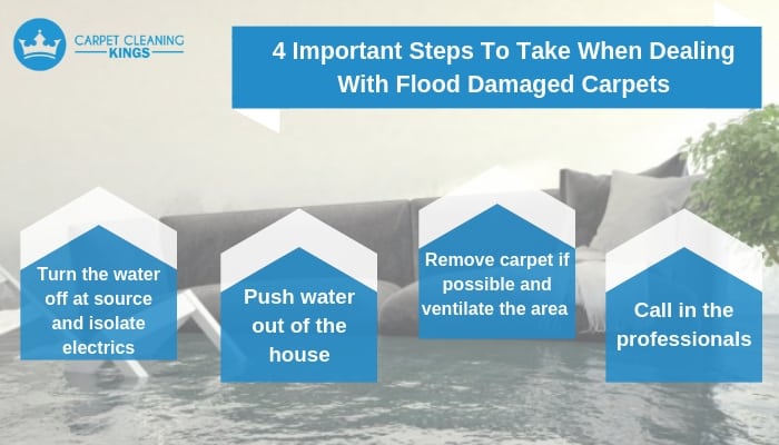 4 Important Steps To Take When Dealing With Flood Damaged Carpets