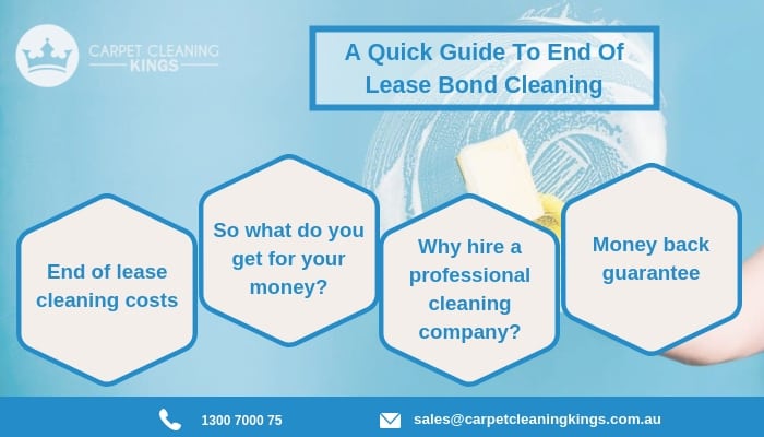 A Quick Guide To End Of Lease Bond Cleaning