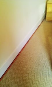 Shrunk carpet