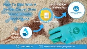 How To Deal With A Berber Carpet Stain Using Simple Techniques