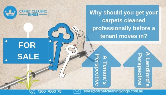 Why should you get your carpets cleaned professionally before a tenant moves in_