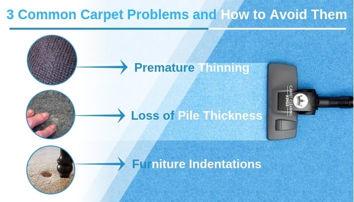 3 Common Carpet Problems and How to Avoid Them