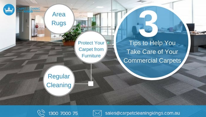 3 tips to help you take care of your commercial carpets